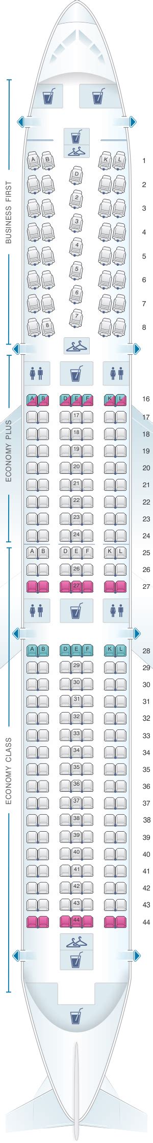 united flights ua40 seat chart.